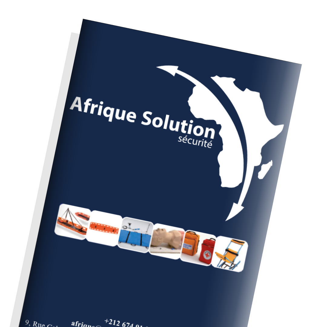 Mockup du catalogue immobilisation, transport et secours